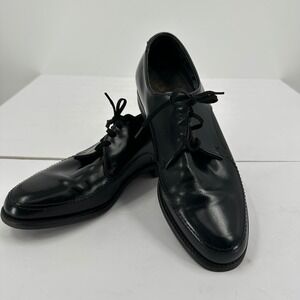 Goodyear‎ Mens Black Leather Oxford Dress Shoes Lace Up Formal Work Size 8.5 E